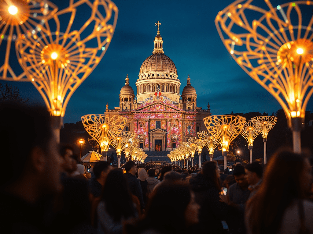 La Fête des Lumières à Lyon : Un Spectacle&nbsp;Éblouissant